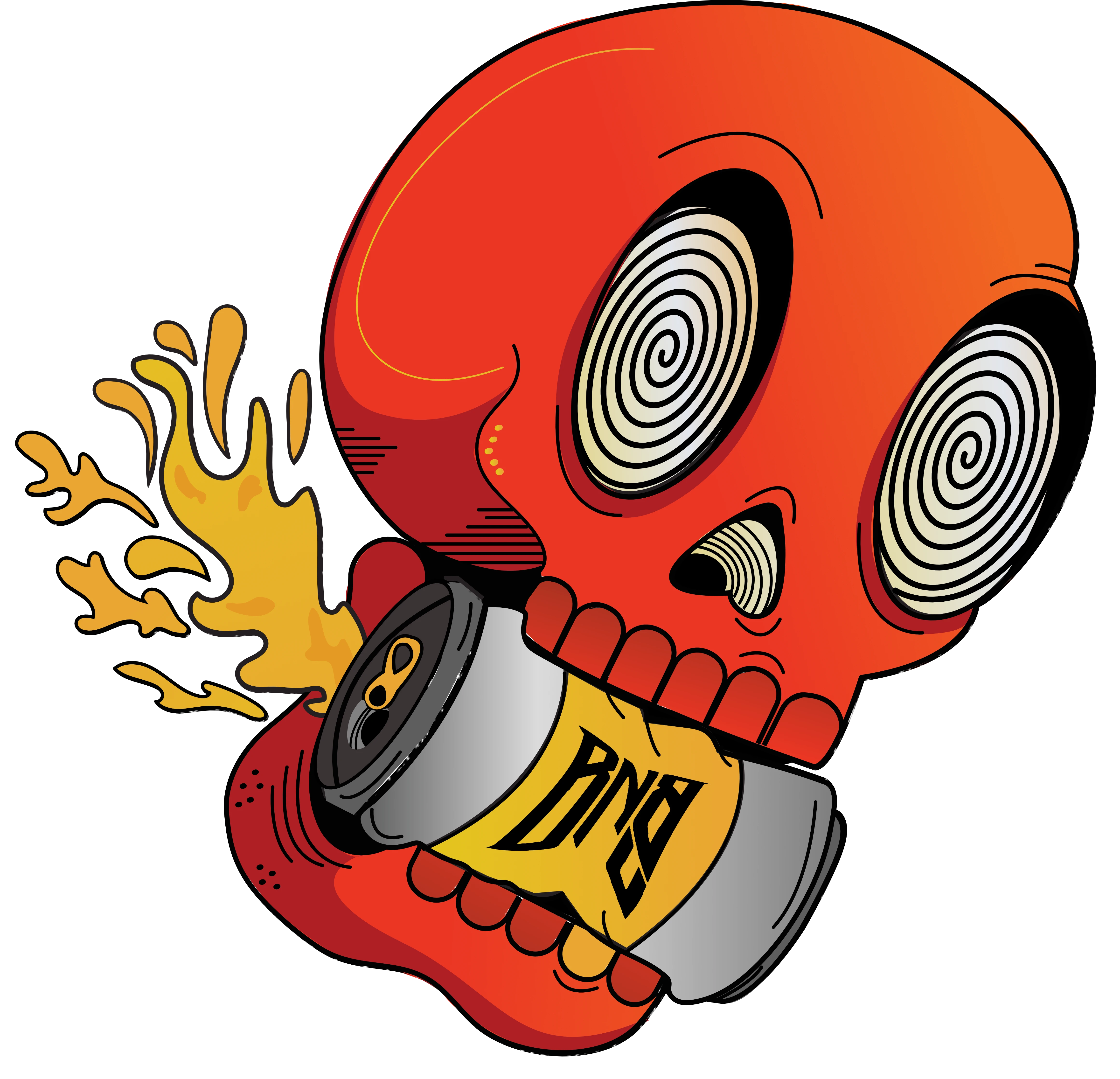 Beer'N'Breakdown  Festival Skull Logo