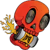 Beer'N'Breakdown Festival Skull Logo